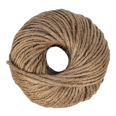 Шпагат джутовый, L 60 м, пятиниточный, 2800 текс, 30 кгс Россия Сибртех 93882