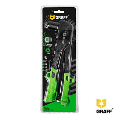 Заклепочник 254 мм МА106B GRAFF 2401006