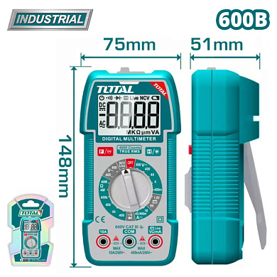 Мультиметр цифровой TOTAL TMT536002