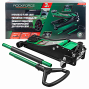 Домкрат подкатной гидравлический 3 т 75-505 мм RockForce RF-T830018Z HT