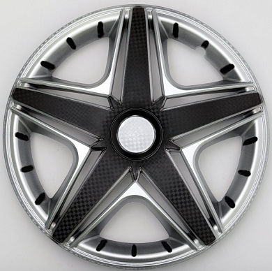 Колпак декоративный автомобильный NHL Super Silver 15" (4 шт) Star S15033