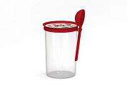 Банка с ложкой Сказочный лес 0,7л Полимербыт 4330691