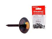 Гвозди декоративные Сфера 11 мм, 1.3х16 мм, Бронза Ренессанс, 50 шт в зип-локе Starfix SMZ1-17277-50