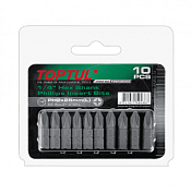 Набор бит PH 1/4'' длиной 25 мм 10 пр. Toptul серия FSBA