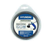Леска для триммера HYUNDAI DS-2415 PRO 2,4мм*15м,двухсл.квадрат.