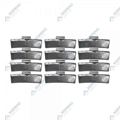 Балансировочные грузики для литых дисков легковых авто, 40 грамм, 50 штук HOREX HZ 09.2.040