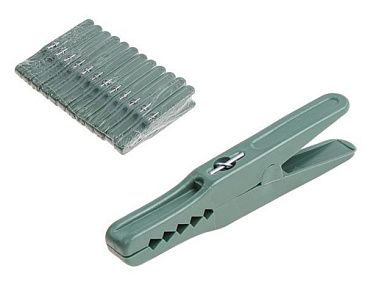 Прищепки для белья Crocodile 12 шт., цвета в ассортименте POBEDA P8SK001