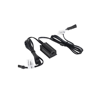 Выключатель бесконтактный на движение (на взмах руки), врезной/накладной, 60W, черный AKS 105198