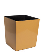 Кашпо для цветов со вставкой "РЕО", р-р 240×240×260 мм, 12,5 л, горчичный Гарденпласт 00237