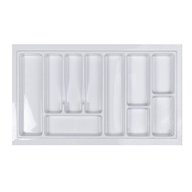 Вкладыш 80/430 шуфлядный пластиковый STANDARТ белый (730*430) AKS 67354