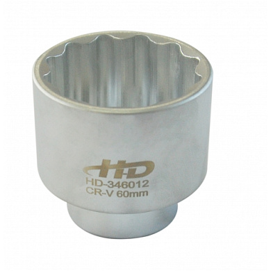 Головка торцевая 3/4" 12-гр 60 мм L75 мм CrV H-D HD-346012