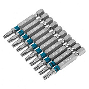 Набор бит Torx20x50 сталь S2, 10 пр. 1/4'' Gross 11470