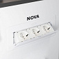 Выдвижной удлинитель NOVA, 3 розетки, белый AKS 85088