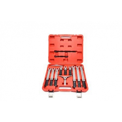 Съемники двух-трехзахватные переставные универсальные, набор 13 пр H-D HD-25105