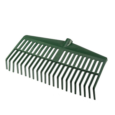 Грабли веерные пластиковые, 420 мм, 22 плоских зуба, без черенка, Россия Сибртех 617055