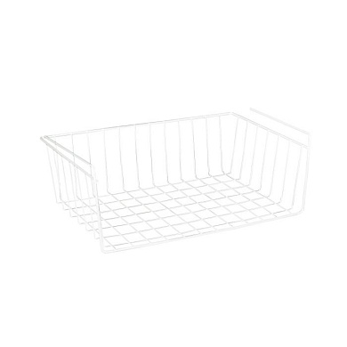 Полка подвесная на полку 400х255х140 белая AKS 91235