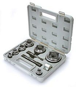 Набор из 7 сменных матриц для пробивки круглых отверстий КВТ НМПО-MG