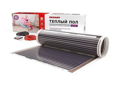 Пленочный теплый пол RXM 220 8 м2/0,5 х 16 м/ 1760 Вт REXANT 51-0511-4