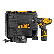 Дрель-шуруповерт аккумуляторная CDQ-12, Li-Ion, 12 В Denzel 26106