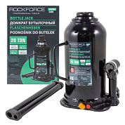 Домкрат бутылочный с клапаном 20 т, 235-445 мм, RockForce RF-T92004(Euro)