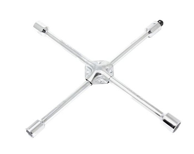 Ключ баллонный крестовой 17-19-21 мм, с адаптером 1/2'' ForceKraft FK-681B400