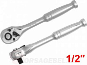 Трещотка 1/2'' T72 хром. CrV6140 Yato YT-0315