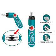 Отвевертка 13 в 1 с трещоткой TOTAL TACSD30136