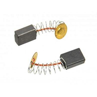 Электроугольная щетка 5х8x12 мм пружина, пятак ''O'' для УШМ 115 мм, 2 шт. Geko G00470