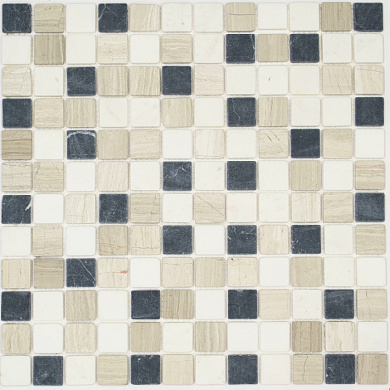 Мозаика Pietrine Pietra MIX 4 MAT, 23х23х4 мм, MOSAICSTORY 35353