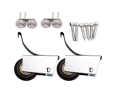 Комплект роликов SENATOR открытый для 1 раздвижной двери 60 кг для узкой сис-мы AKS 82039