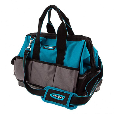 Сумка для инструмента HanD Werker, 26 карманов, дно пластик, наплечный ремень, 400х225х310 мм Gross 90272