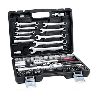 Набор инструментов MaxPiler, 82 пр. 1/4''&1/2'', CrV PIT MXT-82-SET