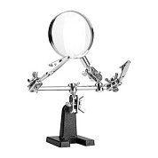 Держатель прецизионный с зажимами и лупой HT18 DEKO 065-0925