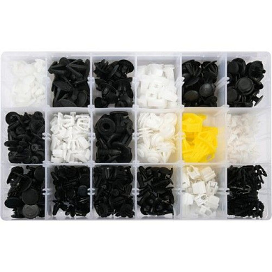 Набор автомобильного крепежа для HONDA 418 шт. Yato YT-06656