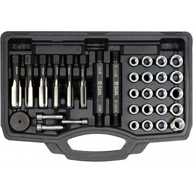 Набор для ремонта резьбы свечей зажигания 33 пр Yato YT-17710