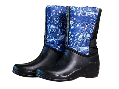 Сапоги ЭВА женские утеплен. комбинирован., сзади на молнии, р.36 Эра-Профи С-34.353