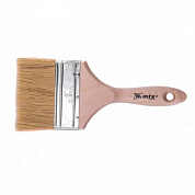 Кисть плоская ''Евро'', натуральная щетина, деревянная ручка MTX