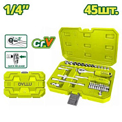 Набор инструментов 45 пр 1/4" 6-гр DYLLU DTST4D45