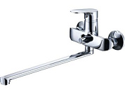 Смеситель для ванны D35-A, серия 250, длинный поворотный L-излив, без эксцентриков ECONOCE EC0253