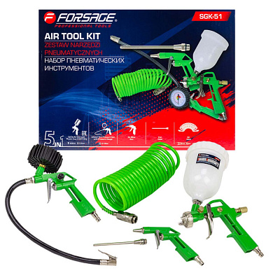 Набор пневматических инструментов Forsage F-SGK-51