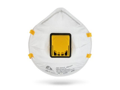 Респиратор JM-8612 формов. с клап. FFP2, до 12 ПДК, без индивидуальной упаковки JETA SAFETY JM-8612