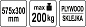 Тележка-платформа 575х300 мм, мах 200 кг. Yato YT-37421