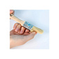 Кисть малярная плоская Deli YS EDL509121, 1-25 мм, деревянная рукоятка, искусственная щетина