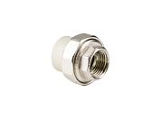 Американка ПП, внутренняя резьба 20х1/2", серая РосТурПласт 15515