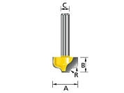 Фреза по дереву пазовая фасонная S-образная 19,05х11,1х32 мм MAKITA D-11047