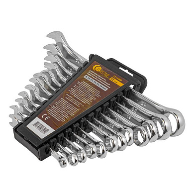 Набор ключей комбинированных 12 пр., 8-24 мм FORSTIME FT-5123MP