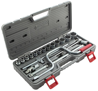 Набор инструмента № 3 19 пр 1/2" 6-гр НИЗ 13451