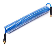 Шланг витой полиуретановый 10х6.5 мм, 5 м, с резьбовыми наконечниками 1/4'' Partner PA-AHC-48A