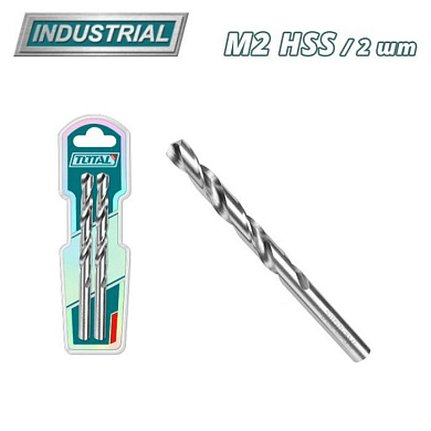 Сверло по металлу M2 HSS 8,0x120 мм TOTAL TAC1200801