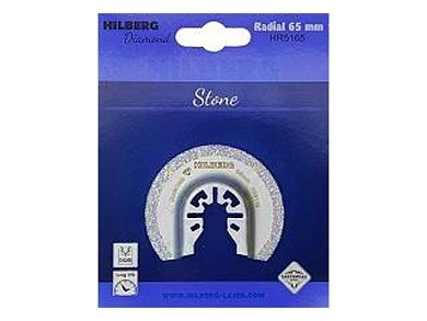 Полотно пильное алмазное радиальное 65мм Stone HILBERG HR5165
